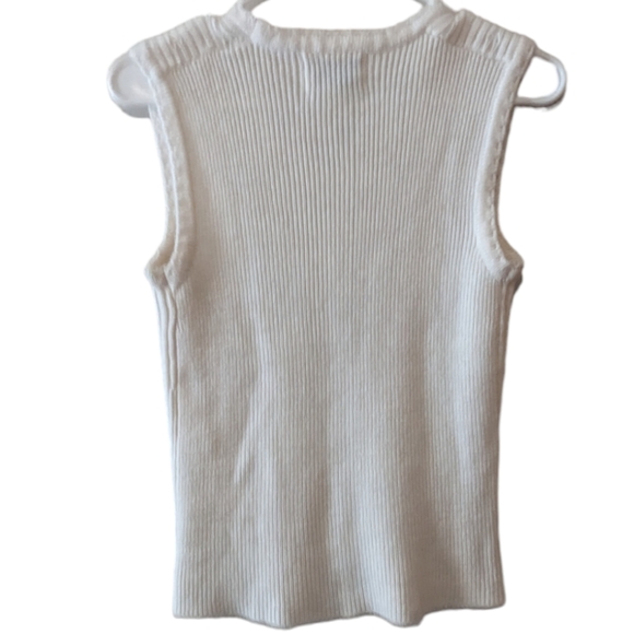 Vintage Winter White Norton's Point Sweater Size L - Picture 2 of 6